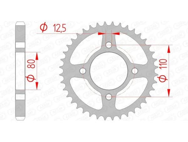 AFAM Stål Standard Bakdrev 10603 - 530