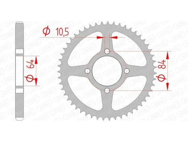 AFAM Stål Standard Bakdrev 14215 - 428