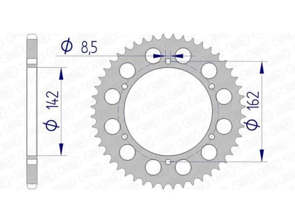 AFAM Aluminium Bakdrev 15305 - 520