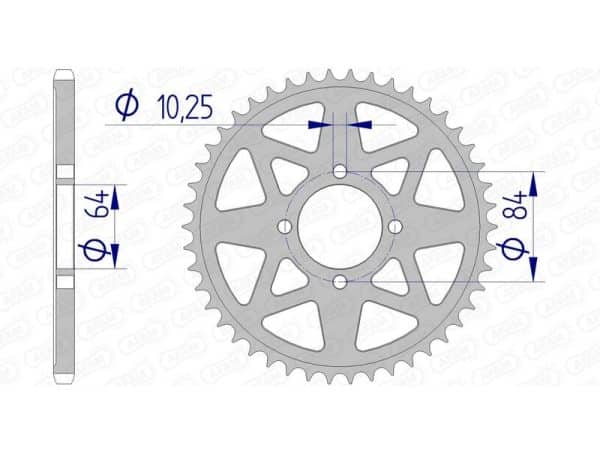 AFAM Aluminium Bakdrev 15310 - 520