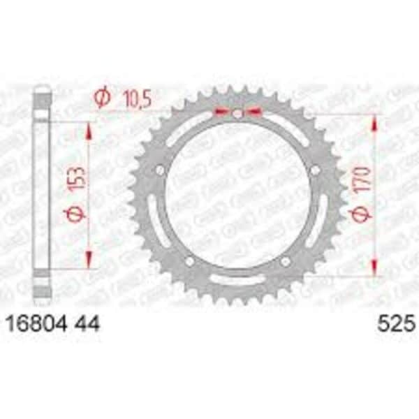 AFAM Stål Standard Bakdrev 16804525