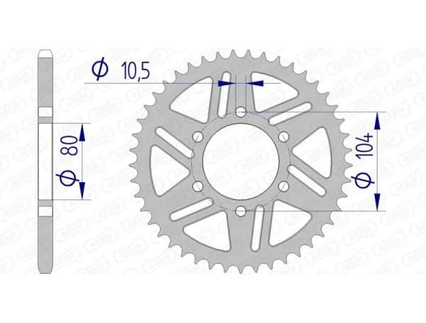 AFAM Aluminium Bakdrev 17606520
