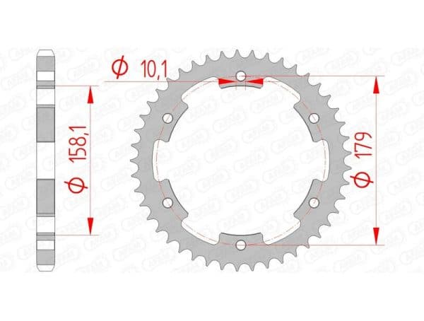 AFAM Stål Standard Bakdrev 35804 - 525