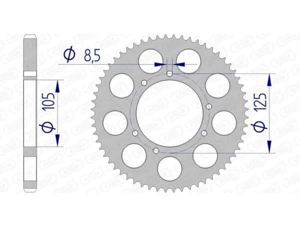 AFAM Aluminium Bakdrev 48200 - 428