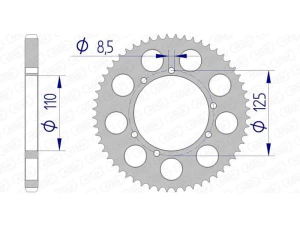 AFAM Aluminium Bakdrev 60104 - 428