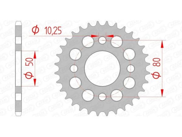 AFAM Stål Standard Bakdrev 92127 - 420