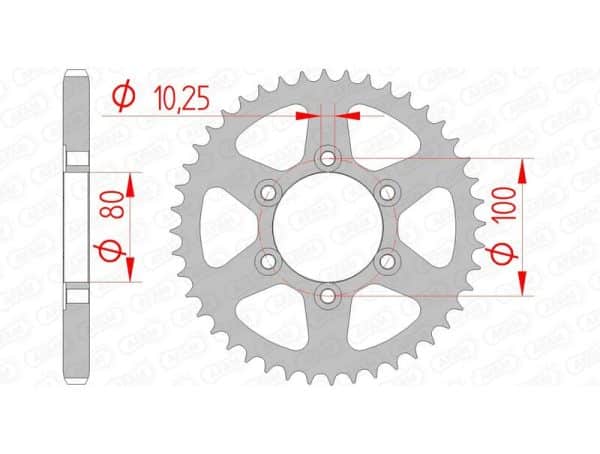 AFAM Stål Standard Bakdrev 92666 - 525