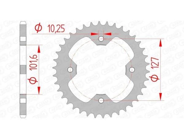 AFAM Stål Standard Bakdrev 98500 - 520