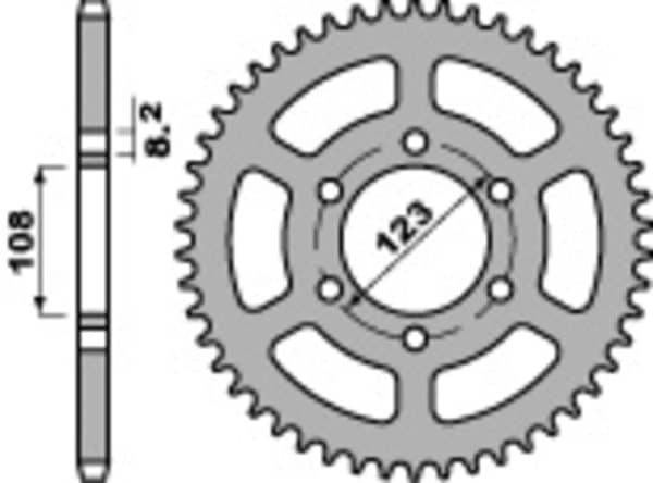 PBR Stål Standard Bakdrev 4607 - 428