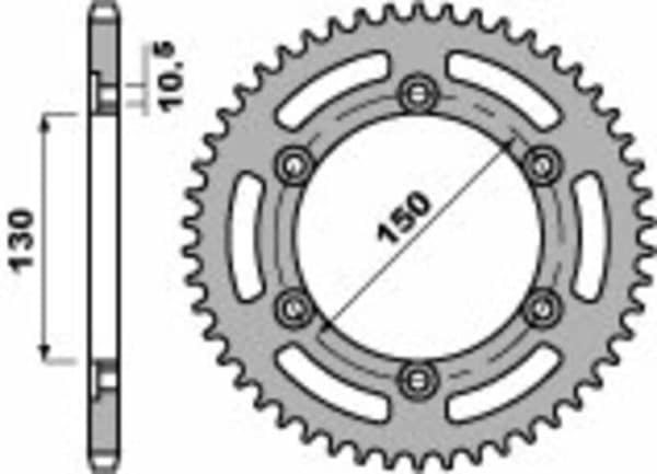 PBR Stål Standard Bakdrev 236 - 520