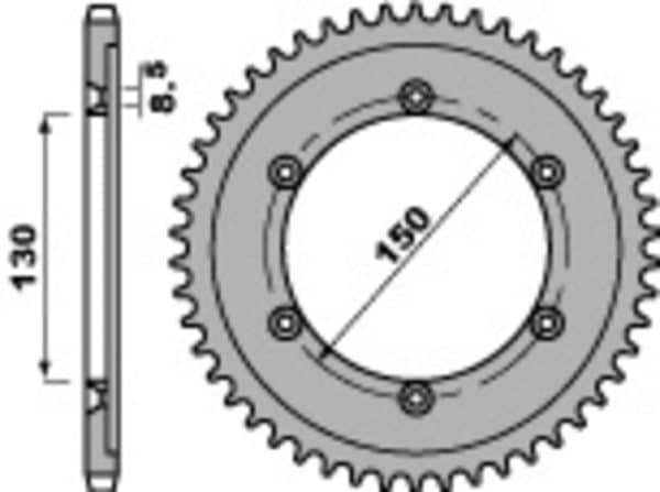 PBR Stål Standard Bakdrev 4374 - 428