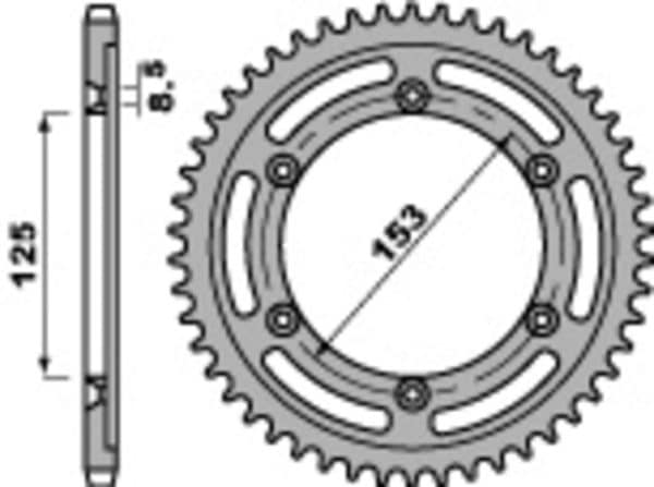 PBR Stål Standard Bakdrev 4547 - 428