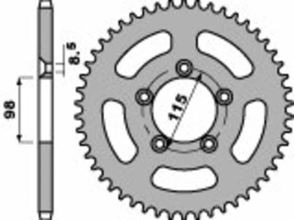 PBR Stål Standard Bakdrev 4552 - 420
