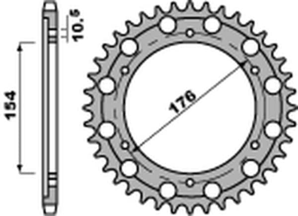 PBR Stål Standard Bakdrev 4679 - 525
