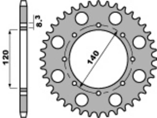 PBR Stål Standard Bakdrev 491 - 520