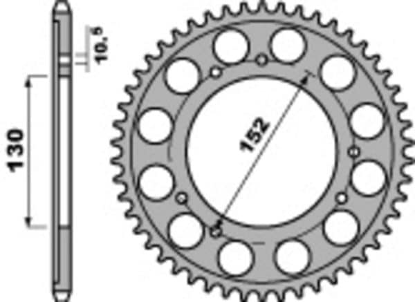 PBR Stål Standard Bakdrev 713 - 530
