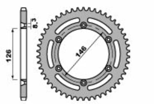 PBR Stål Standard Bakdrev 805 - 428