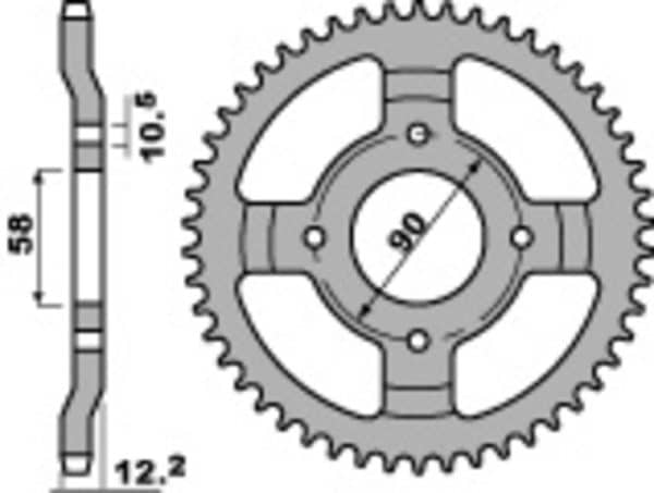 PBR Stål Standard Bakdrev 273 - 428