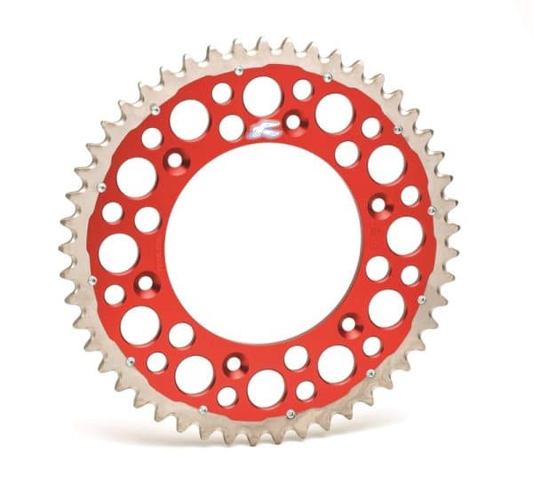 RENTHAL Twinring Aluminium Ultralätt Självrengörande Hårdanodiserad Bakdrev HA - 520