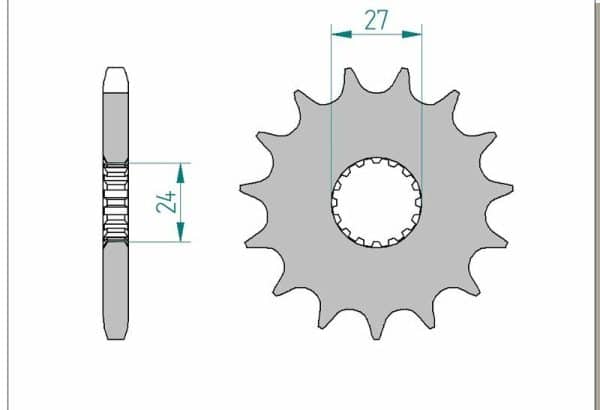 AFAM Stål Standard Framdrev 22900 - 530