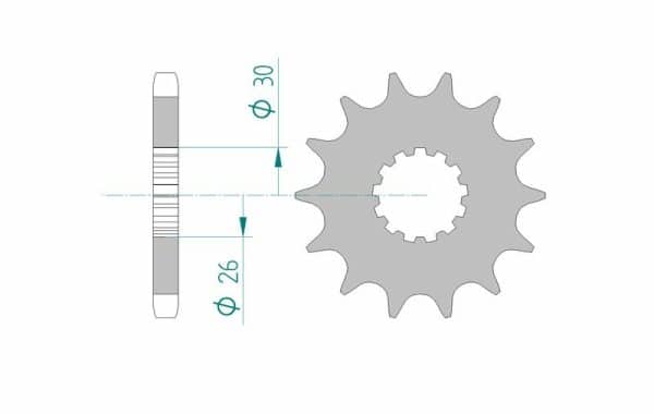 AFAM Stål Standard Framdrev 52900 - 530