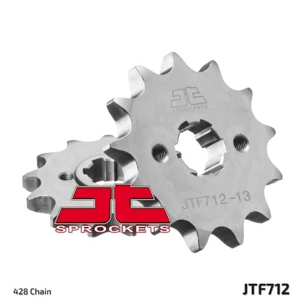JT SPROCKETS Stål Standard Framdrev 712 - 428