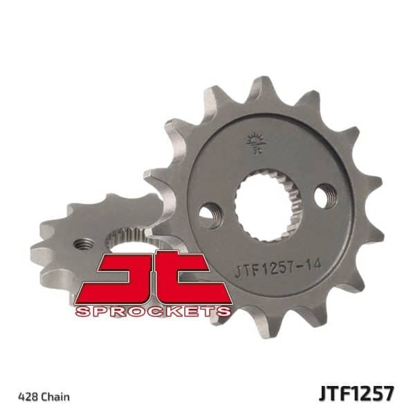 JT SPROCKETS Stål Standard Framdrev 1257 - 428