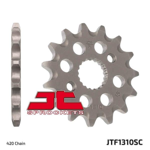 JT SPROCKETS Stål Självrengörande Framdrev 1310 - 420