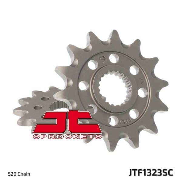 JT SPROCKETS Stål Självrengörande Framdrev 1323 - 520
