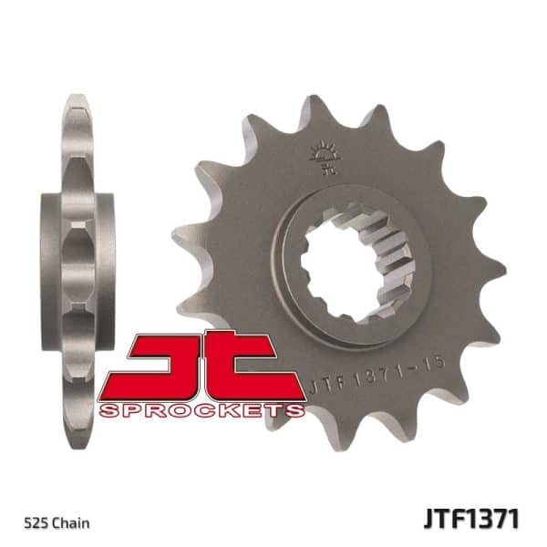 JT SPROCKETS Stål Standard Framdrev 1371 - 525