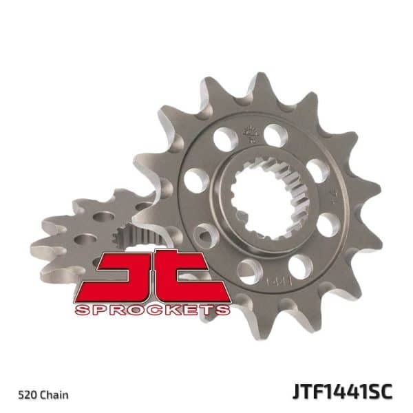 JT SPROCKETS Stål Självrengörande Framdrev 1441 - 520