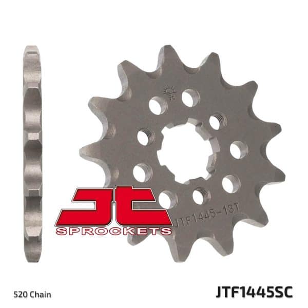 JT SPROCKETS Stål Självrengörande Framdrev 1445 - 520