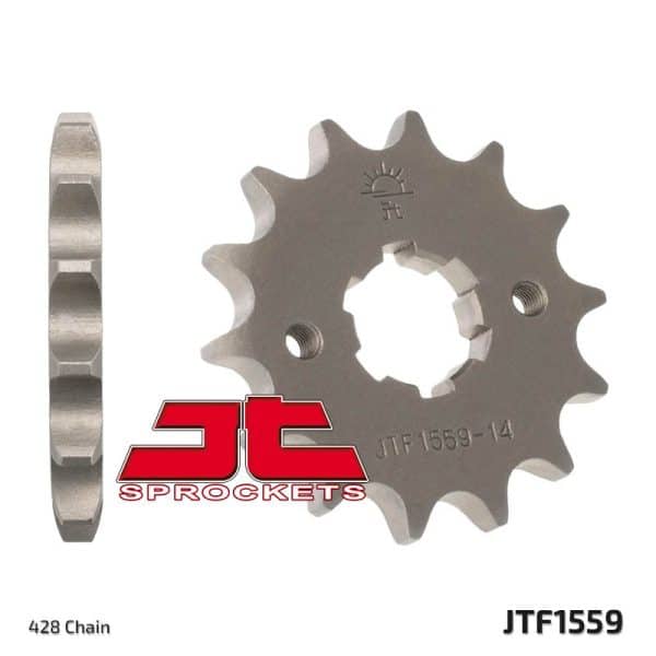 JT SPROCKETS Stål Standard Framdrev 1559 - 428