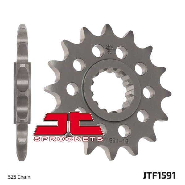 JT SPROCKETS Stål Standard Framdrev 1591 - 525