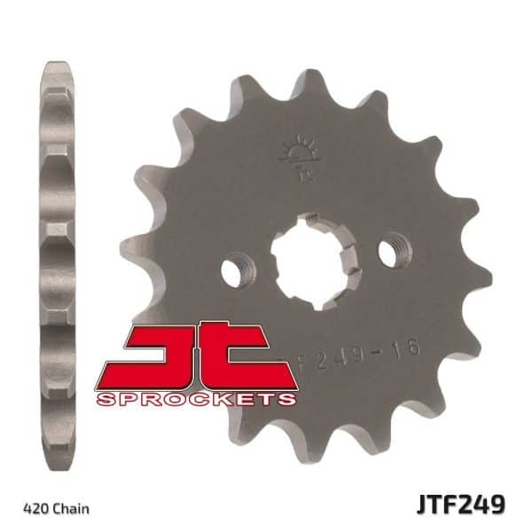 JT SPROCKETS Stål Standard Framdrev 249 - 420