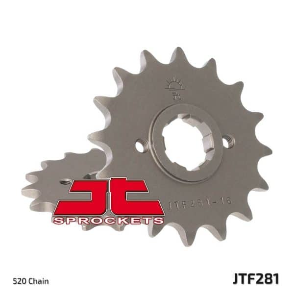 JT SPROCKETS Stål Standard Framdrev 281 - 520