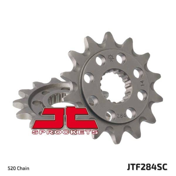 JT SPROCKETS Stål Självrengörande Framdrev 284 - 520
