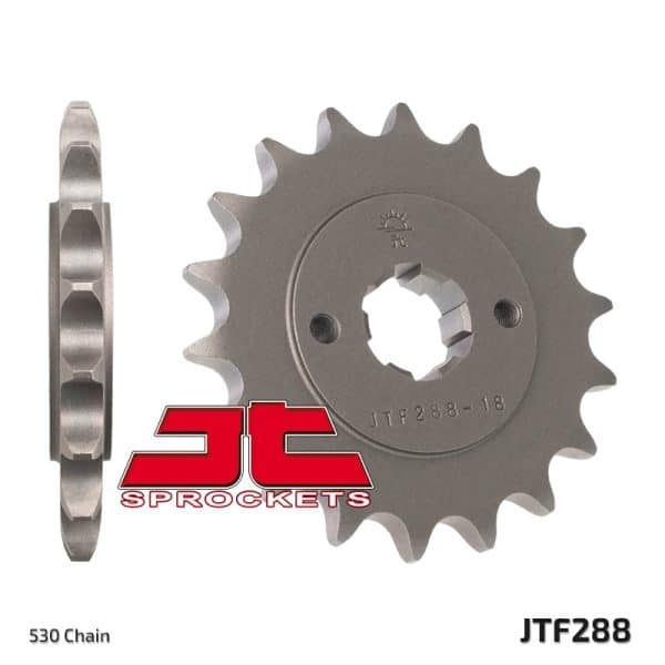 JT SPROCKETS Stål Standard Framdrev 288 - 530
