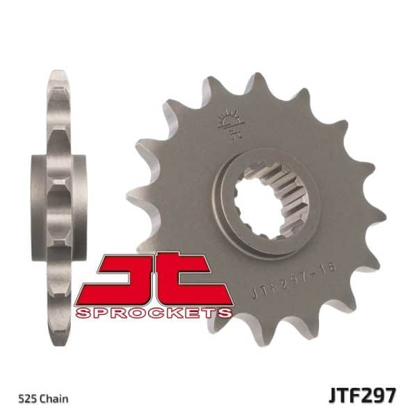 JT SPROCKETS Stål Standard Framdrev 297 - 525