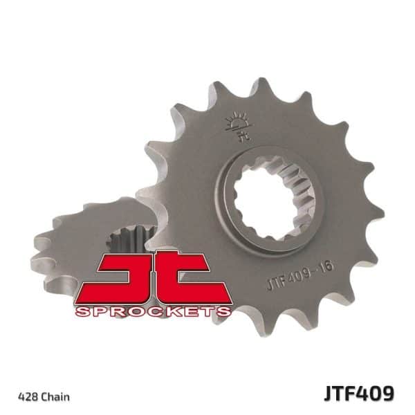 JT SPROCKETS Stål Standard Framdrev 409 - 428