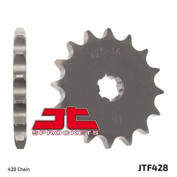 JT SPROCKETS Stål Standard Framdrev 428 - 428