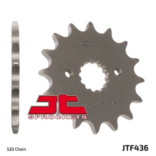 JT SPROCKETS Stål Standard Framdrev 436 - 520