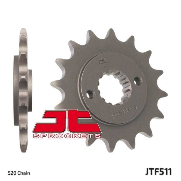 JT SPROCKETS Stål Standard Framdrev 511 - 520