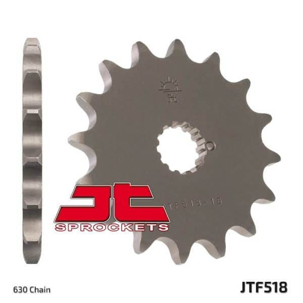 JT SPROCKETS Stål Standard Framdrev 518 - 630
