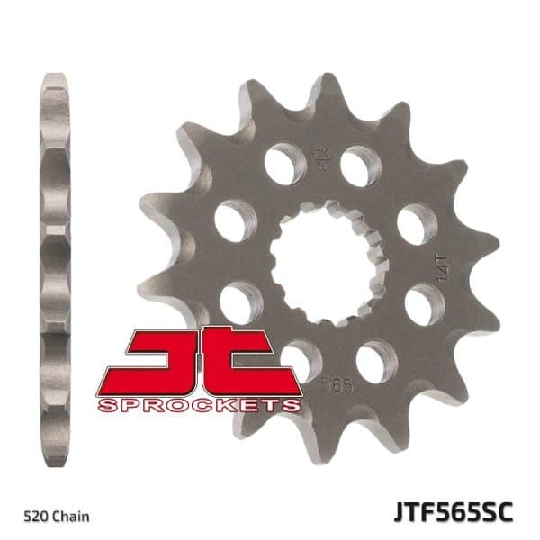 JT SPROCKETS Stål Självrengörande Framdrev 565 - 520