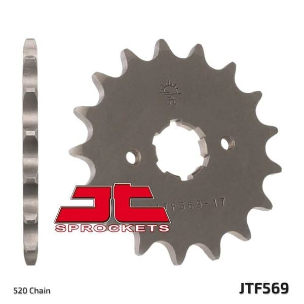 JT SPROCKETS Stål Standard Framdrev 569 - 520