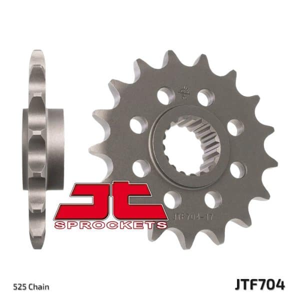JT SPROCKETS Stål Standard Framdrev 704 - 525