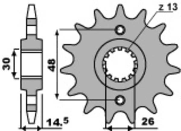 PBR Stål Standard Framdrev 2047 - 525