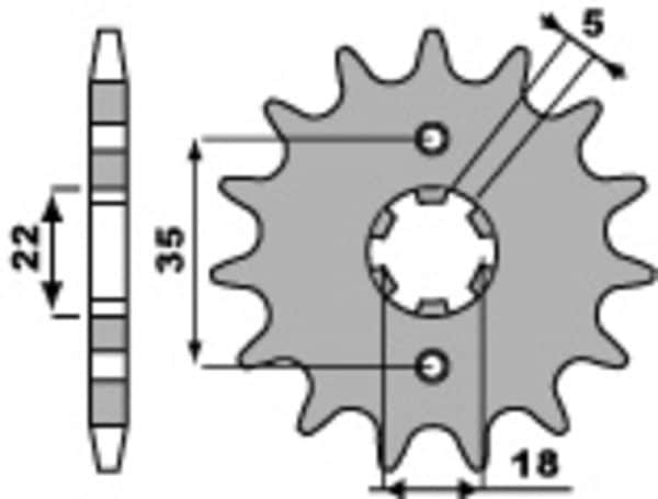 PBR Stål Standard Framdrev 2053 - 428