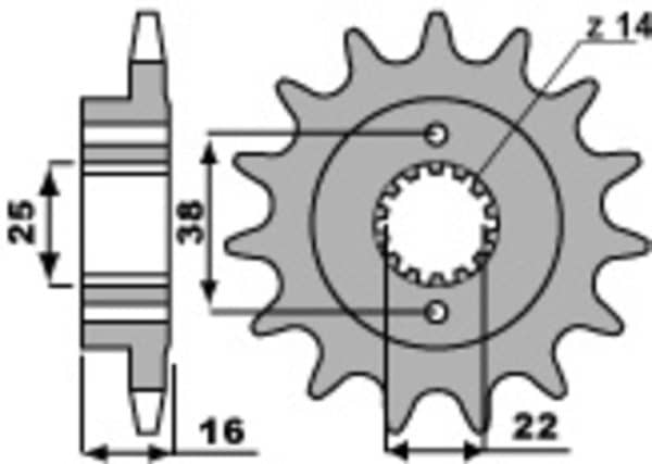 PBR Stål Standard Framdrev 2075 - 520